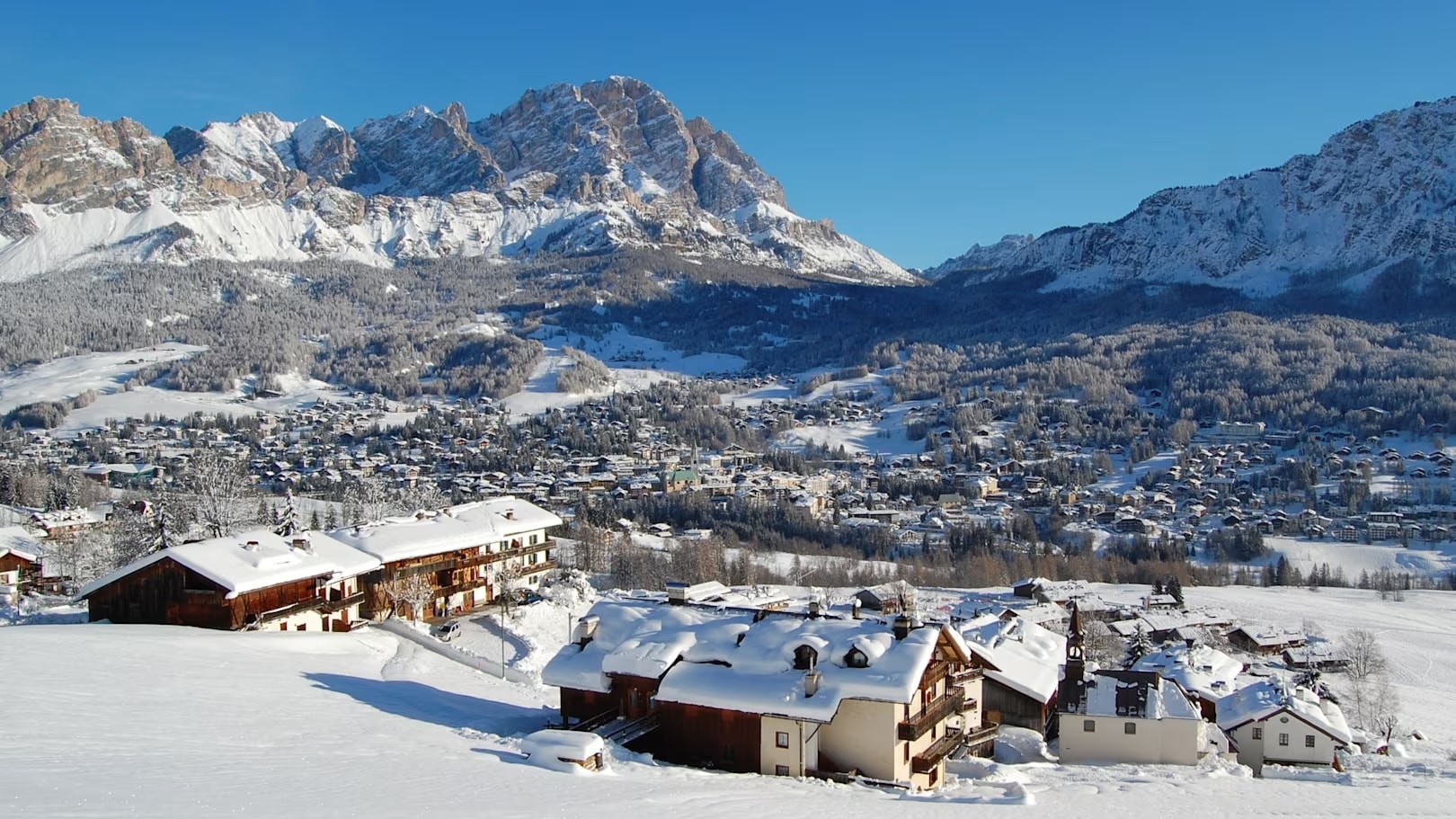 Milano Cortina winter landscape